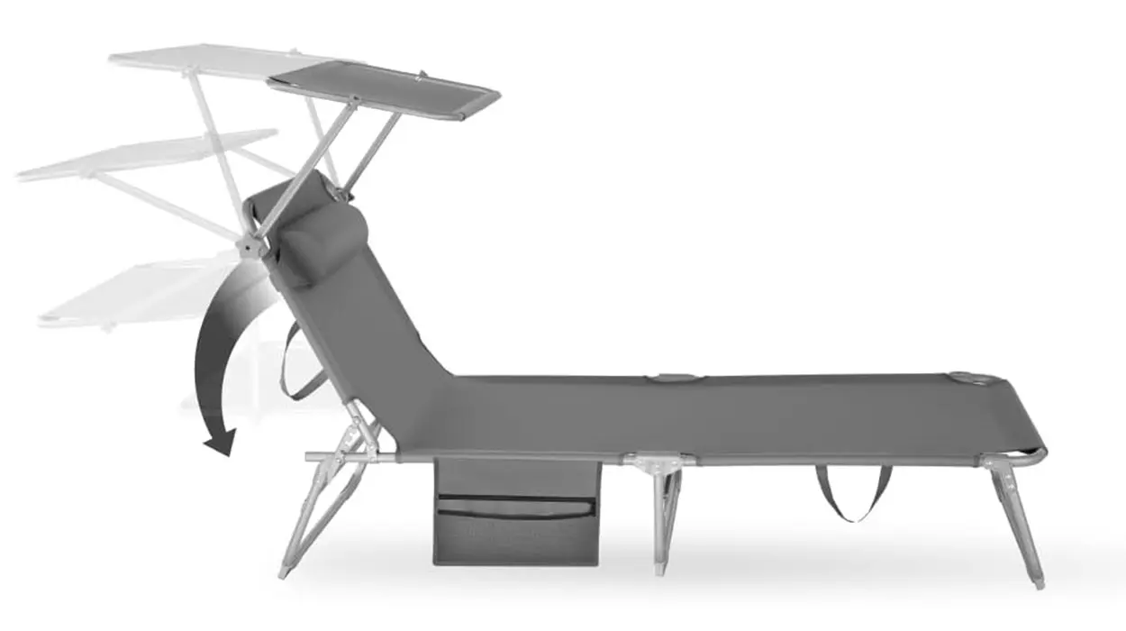  Tumbona plegable TecTake barata