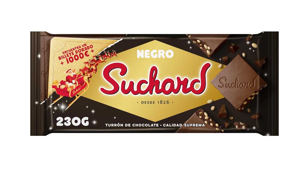 Turrón de chocolate negro Suchard