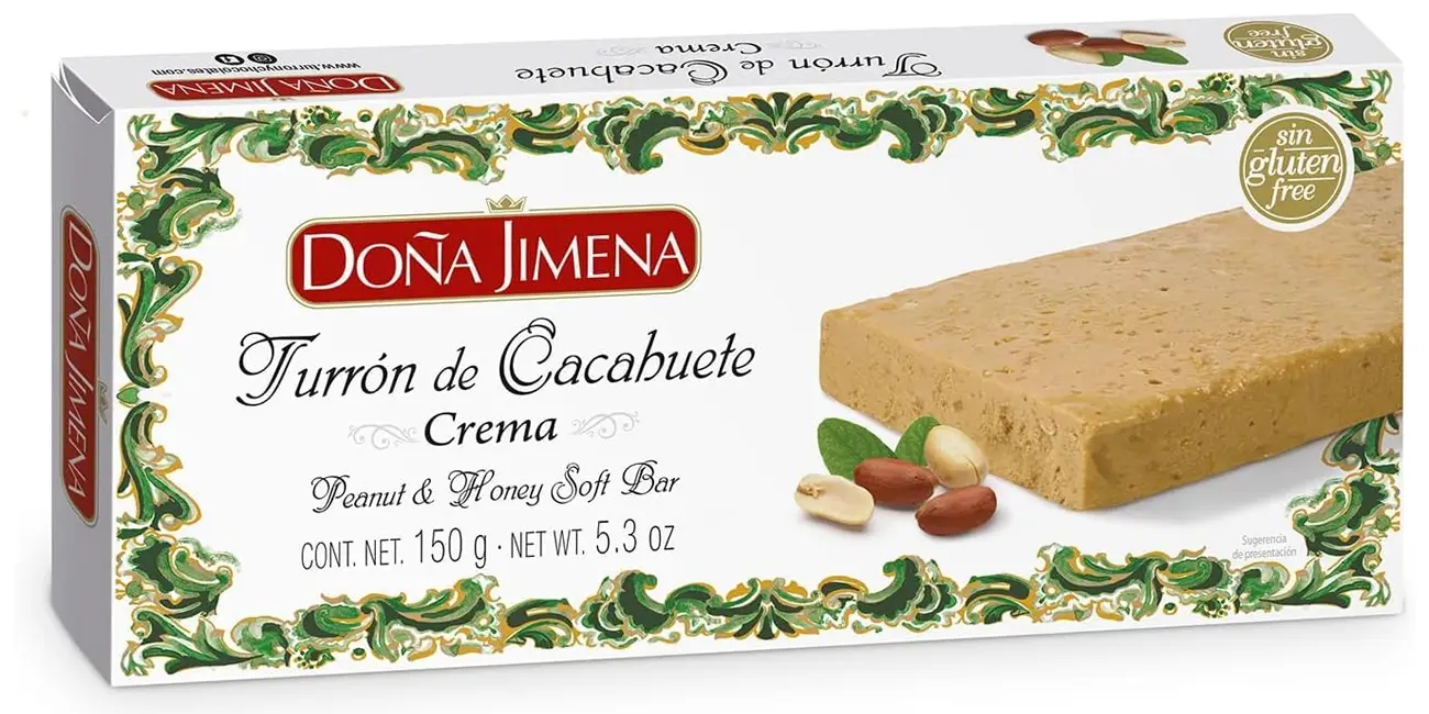 Turrón Doña Jimena de Cacahuete y Miel