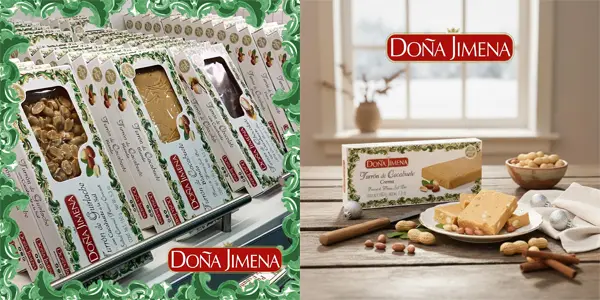 Turrón Doña Jimena de Cacahuete y Miel