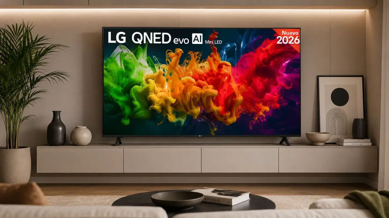 Televisor LG 65QNED80B6B de 65"