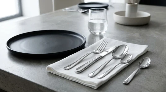 cubertería BRA Verona de 24 piezas de acero inoxidable pulido brillante 18 10