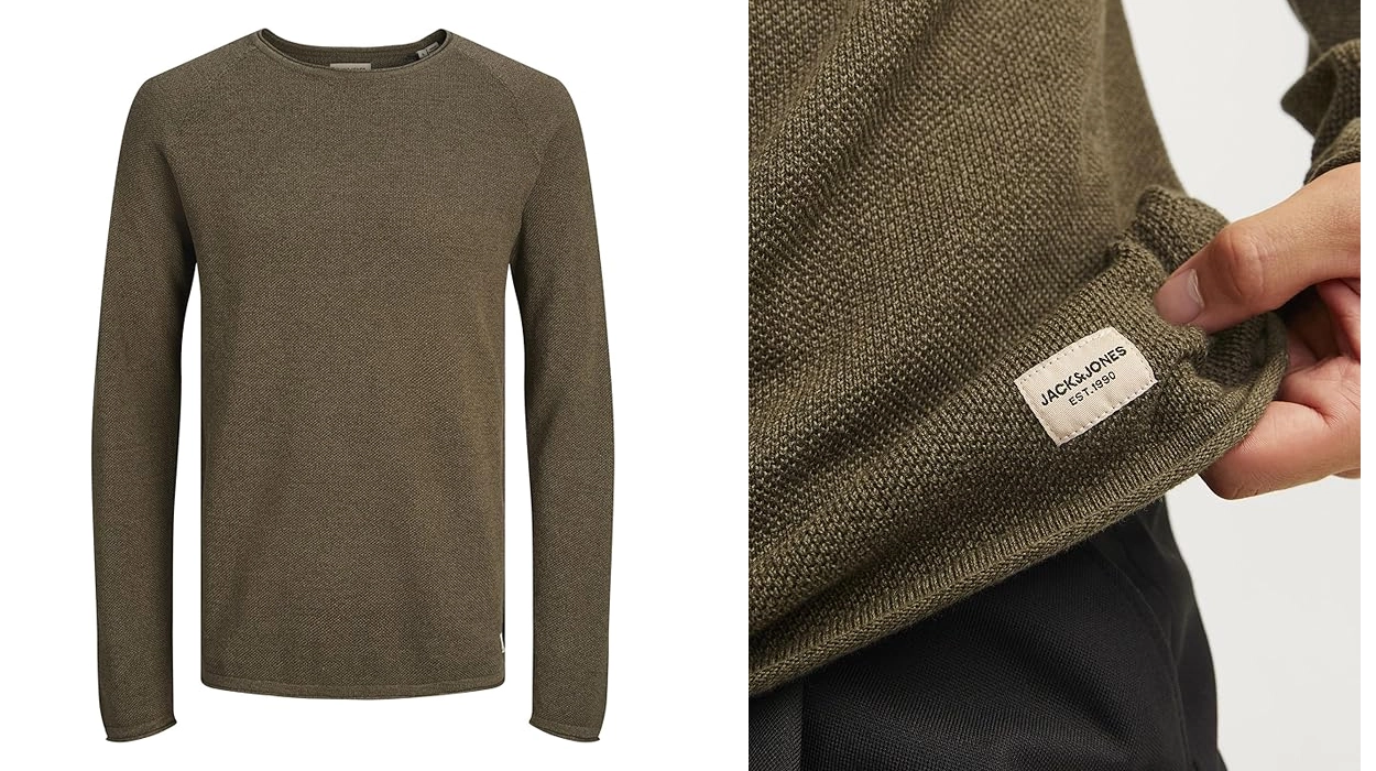 suéter Jack & Jones Knitted Pullover para hombre barato