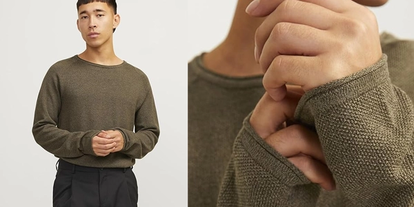suéter Jack & Jones Knitted Pullover para hombre oferta