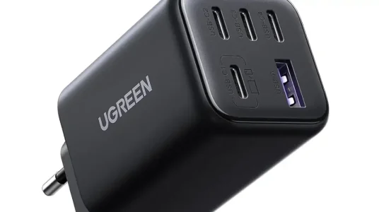 Chollo ugreen 45w cargador de pared de carga rápida usb c gan ugreen 45w