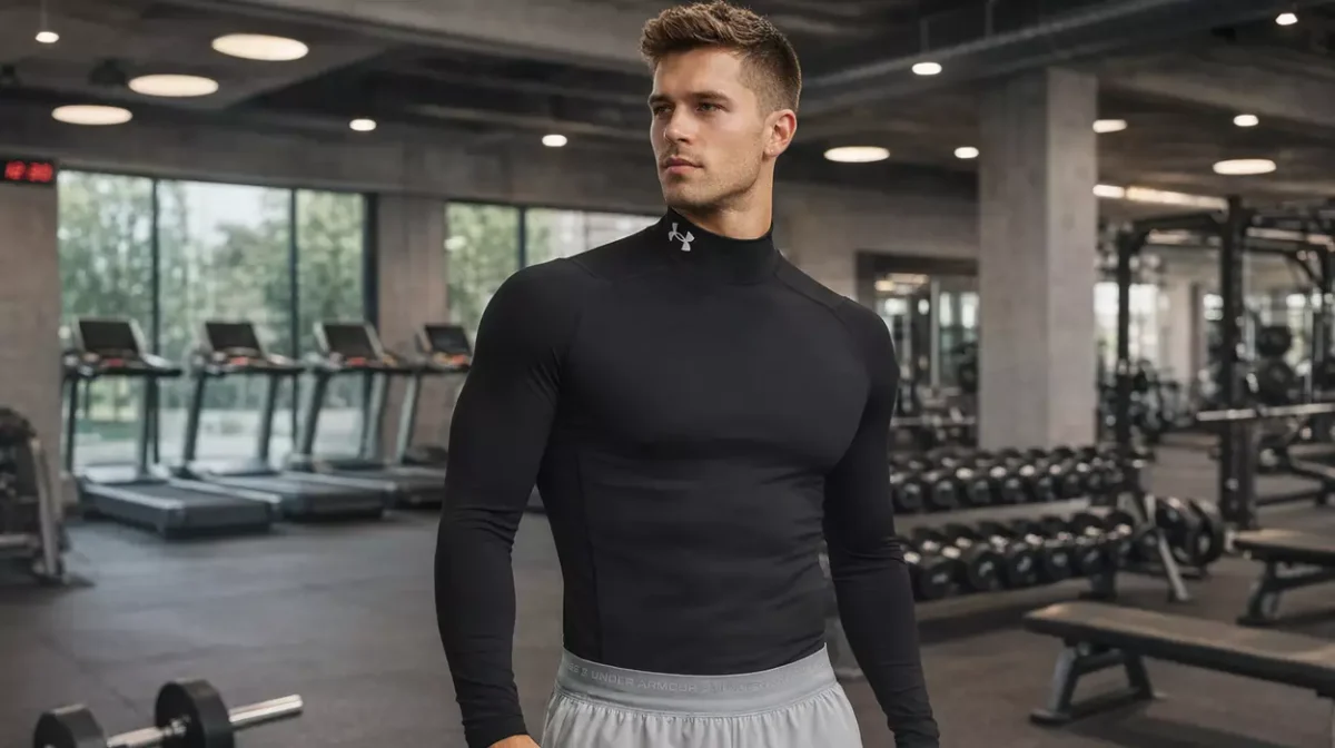 Camiseta de compresión Under Armour Heatgear Mock para hombre