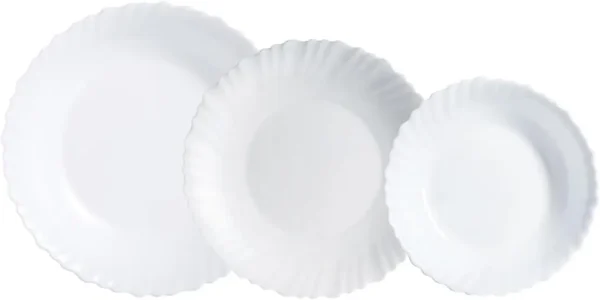 Chollo Vajilla Luminarc Feston Opal de 18 piezas para 6 personas