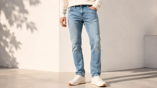 Pantalón vaquero Tommy Jeans Scanton Slim Fit para hombre, elástico y de pernera recta