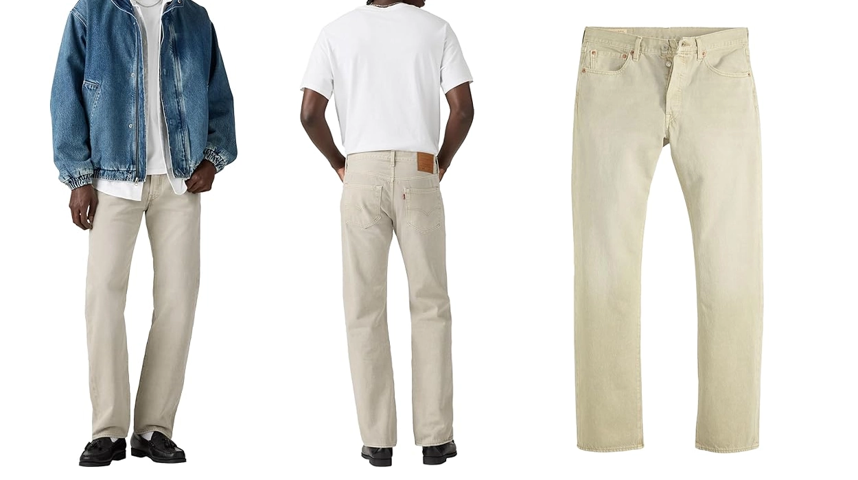 vaqueros Levi’s 501 Original Fit en color Lennox Sun Gd