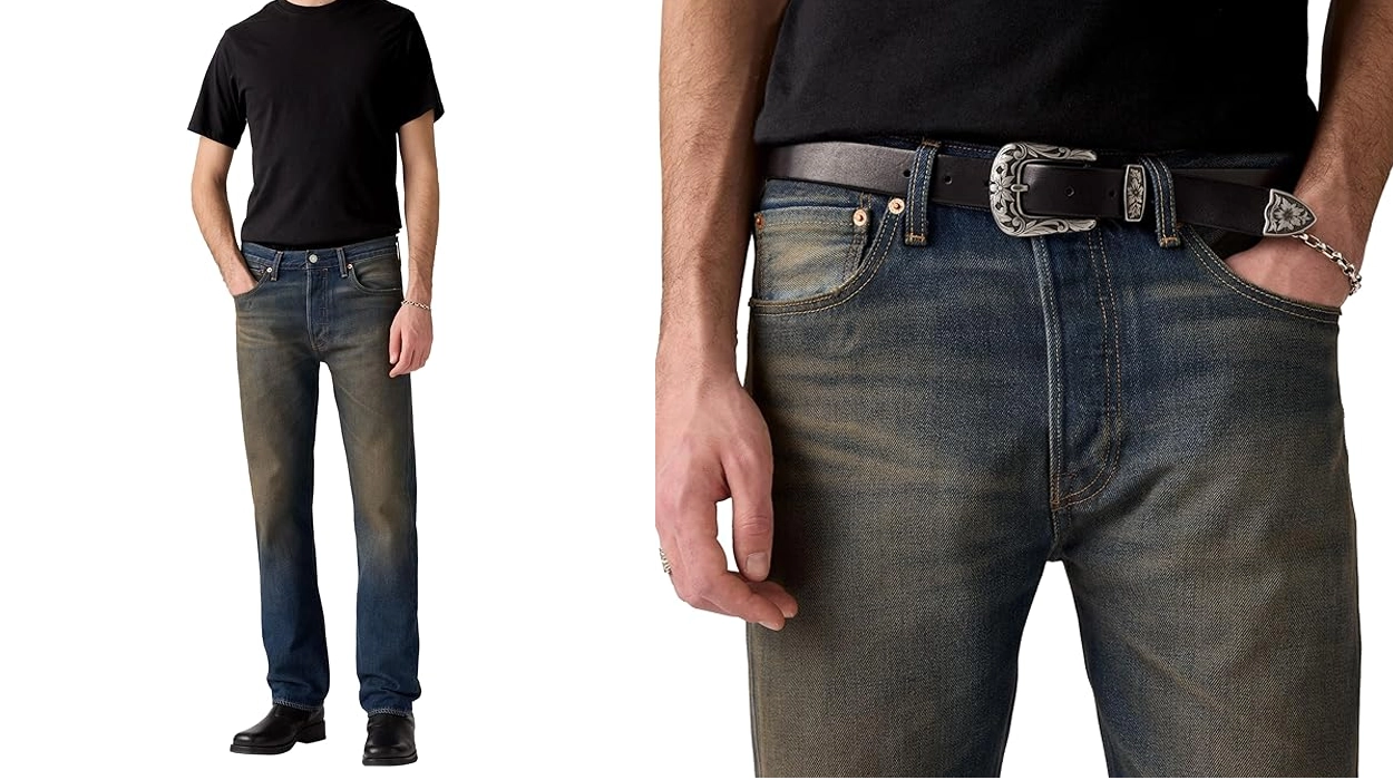 vaqueros Levi’s 501 Original Fit en color Night Hawks