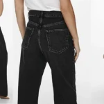 vaqueros Only Wide Fit jeans Onlhope negros para mujer