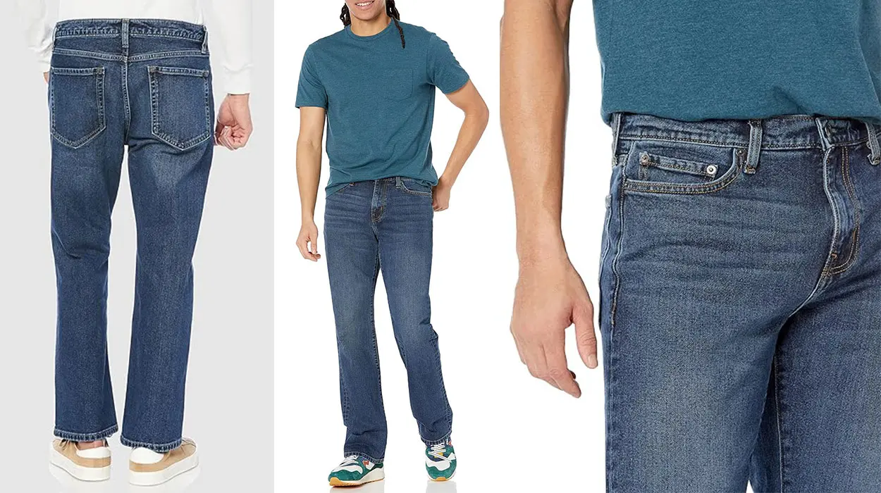 Vaqueros acampanados Amazon Essentials para hombre baratos