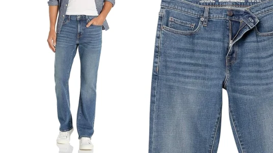 vaqueros acampanados de corte recto Amazon Essentials para hombre