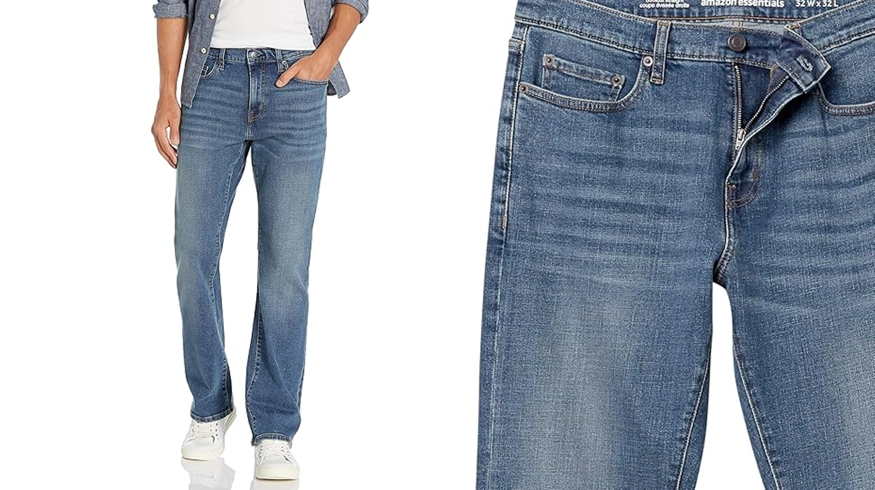 vaqueros acampanados de corte recto Amazon Essentials para hombre