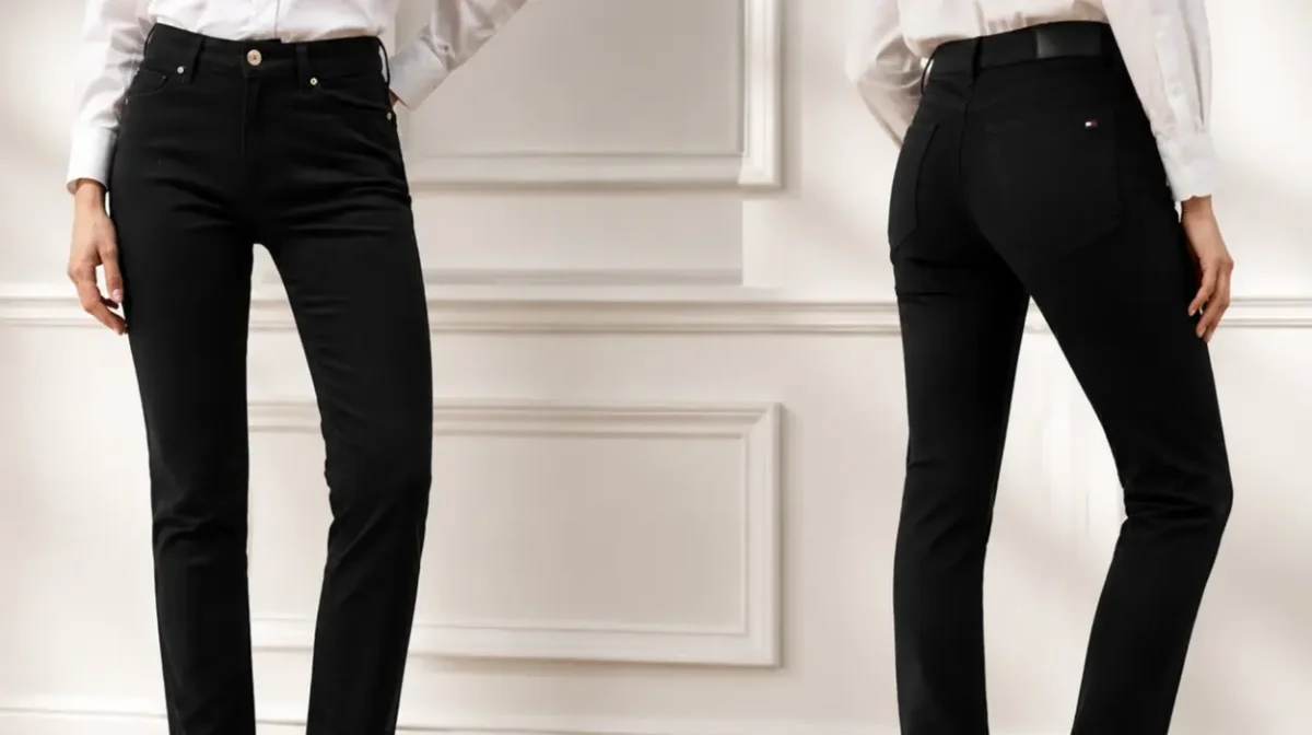 Vaqueros elásticos Tommy HIlfiger slim de talle medio para mujer