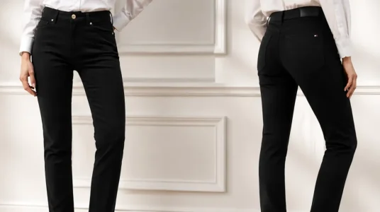 Vaqueros elásticos  Tommy HIlfiger slim de talle medio para mujer