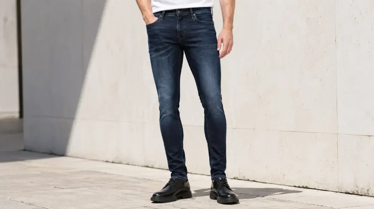 Vaqueros ajustados Jack & Jones Jjiliam Skinny fit en azul denim para hombre