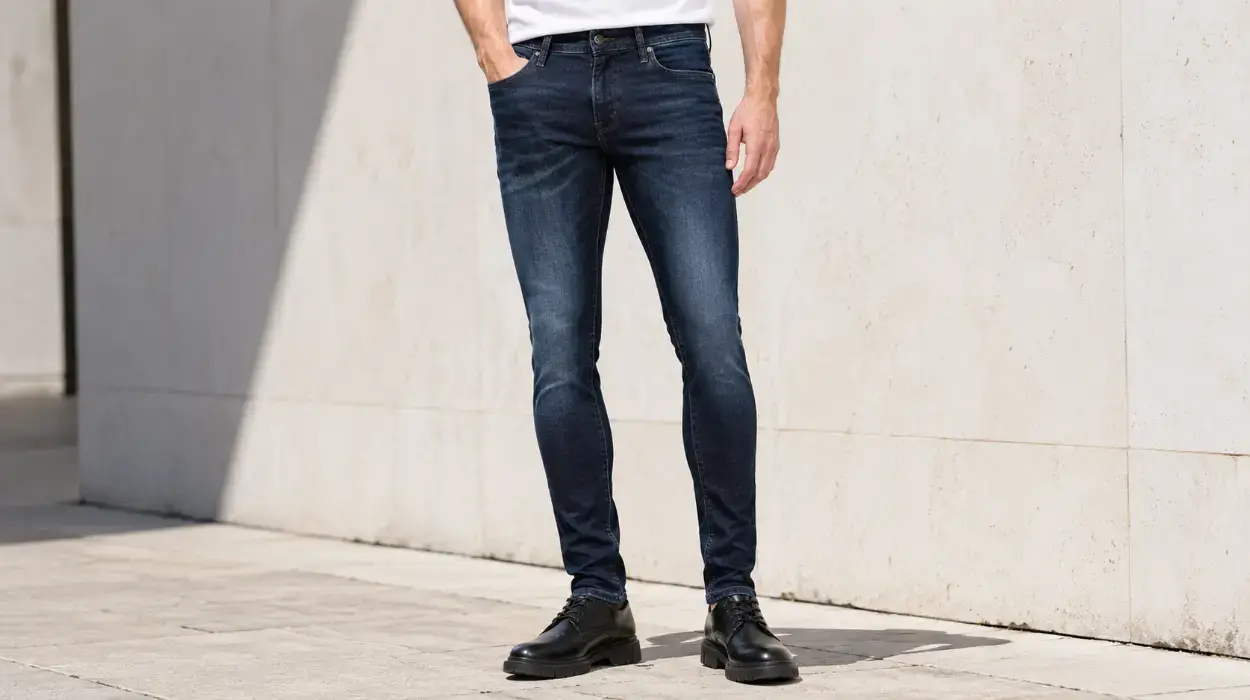 Vaqueros ajustados Jack & Jones Jjiliam Skinny fit en azul denim para hombre