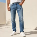 Vaqueros ajustados Jack & Jones Slim Straight-fit con diseño atemporal