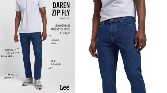 Vaqueros Lee Daren Zip Fly para hombre baratos en Amazon