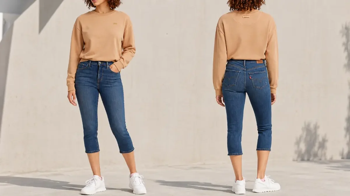 Realza tu figura con los Levi's 311 Shaping Skinny Capri para mujer
