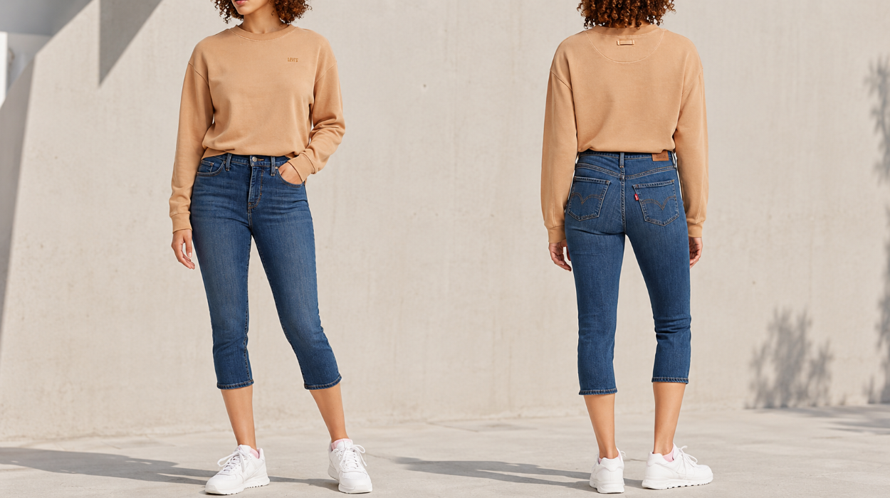 Realza tu figura con los Levi's 311 Shaping Skinny Capri para mujer