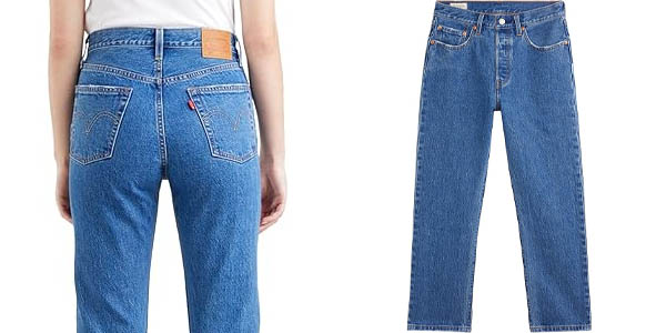 Vaqueros Levi's 501 Crop para mujer