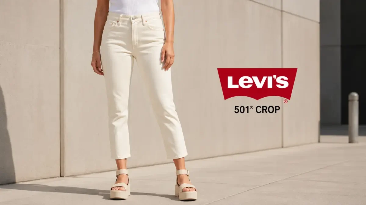 El clásico Levi's 501 ahora en versión CROP para mujer