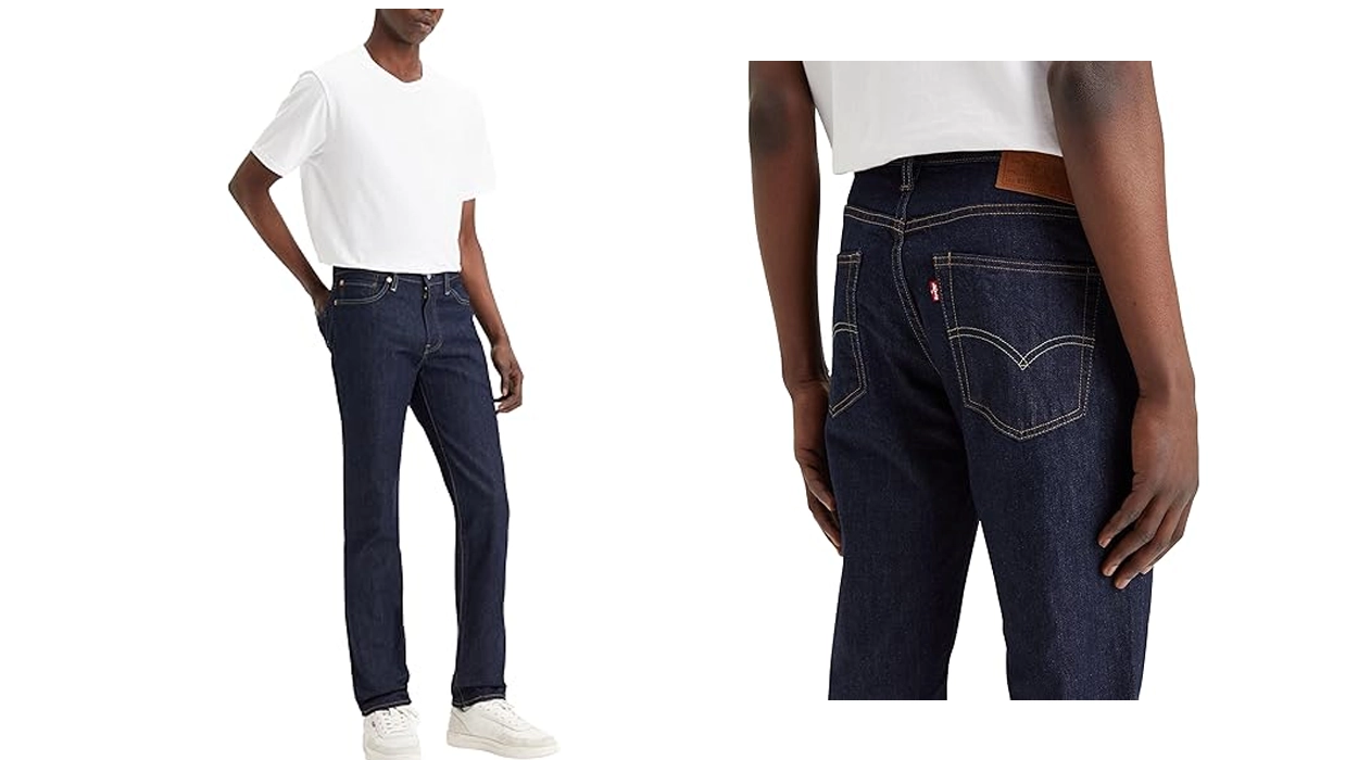 vaqueros levis 511 slim fit black stone para hombre