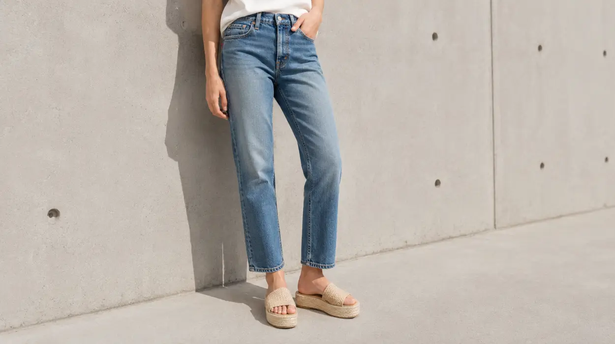 Vaqueros Levi's 725 Bootcut para mujer con corte a la altura del tobillo