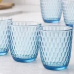 vasos de vidrio rocco bormioli slot turquesa