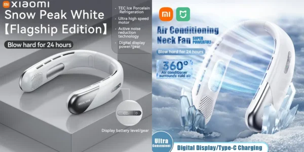 Mini ventilador de cuello USB Xiaomi Mijia recargable