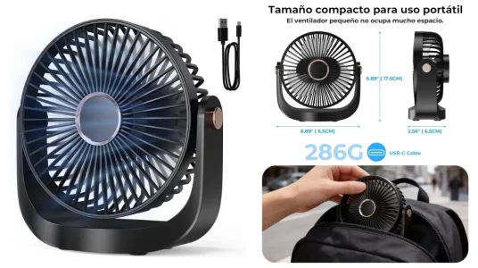 Ventilador portátil DDHTSAl