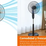ventilador de pie Amazon Basics 40 cm