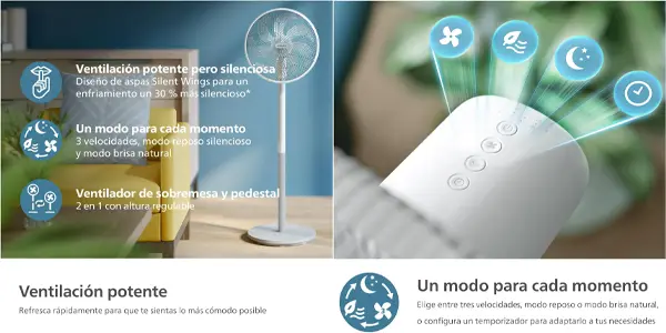 Ventilador de pie Philips Series 2000