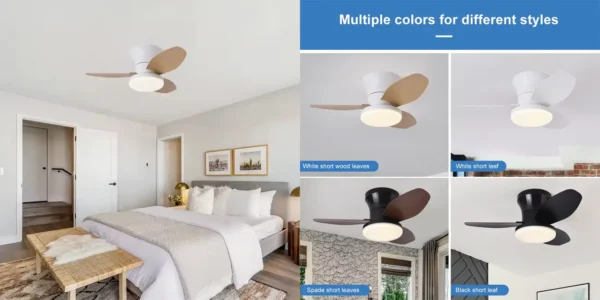 Ventilador de techo con luz LED