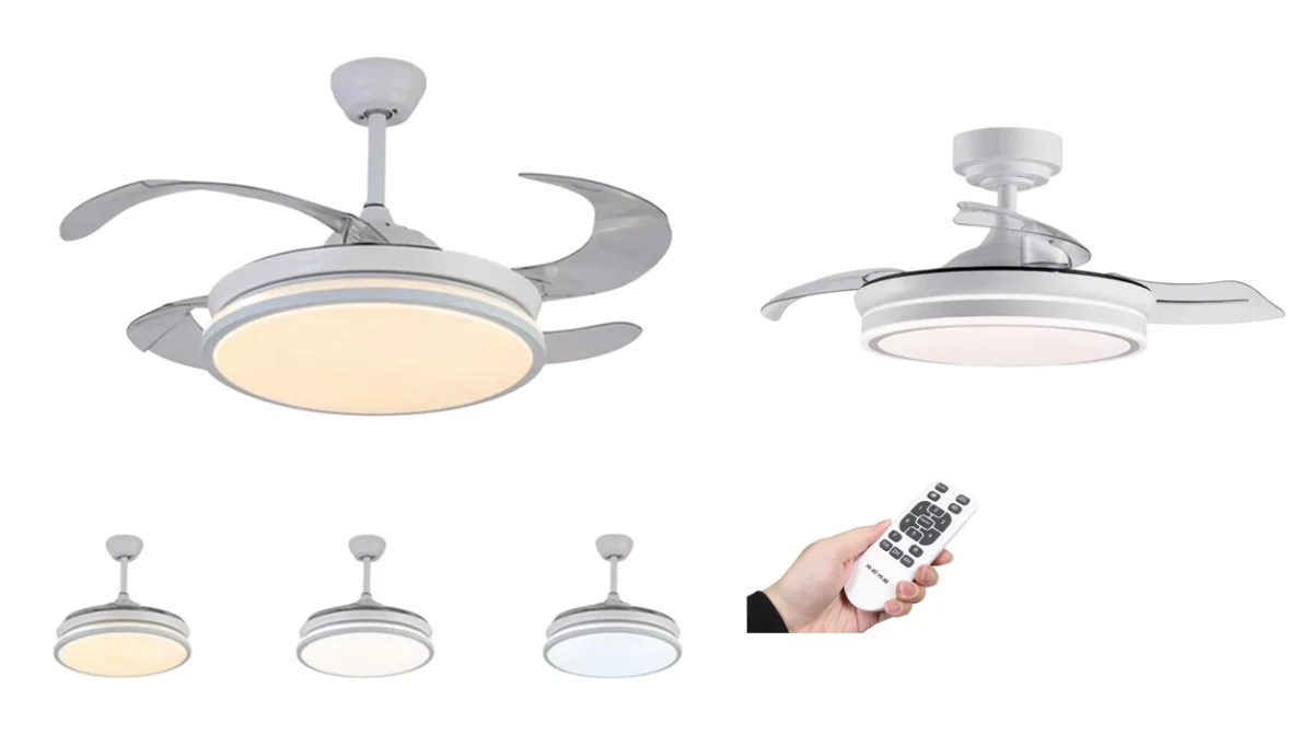 Es casi imposible encontrar un ventilador de techo con luz LED con mejor relación calidad-precio
