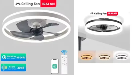 ventilador de techo con luz LED barato
