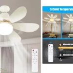 ventilador de techo con luz Ulikey