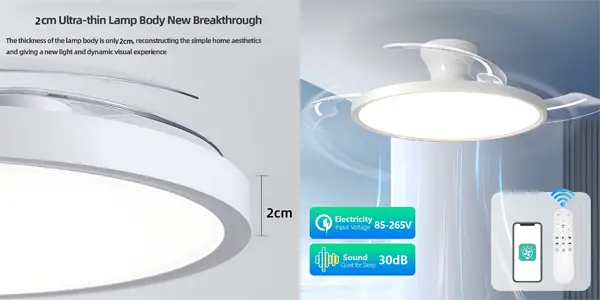 Ventilador de techo LED IRALAN CY01-FAN