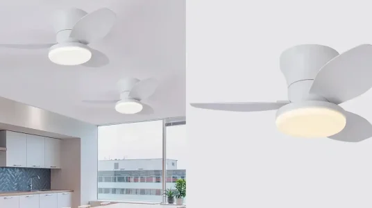 Ventilador de techo con luz LED