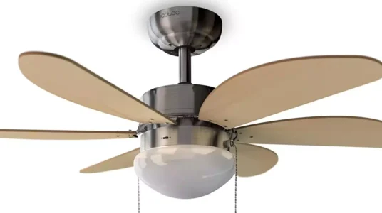 Ventilador de techo Cecotec EnergySilence Aero 350 con lámpara integrada barato en Miravia
