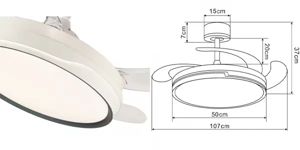 Ventilador de techo Marvi