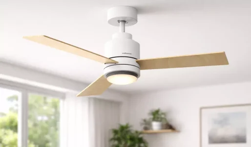 Ventilador de techo Mellerware Brizy Bright Core ultra silencioso