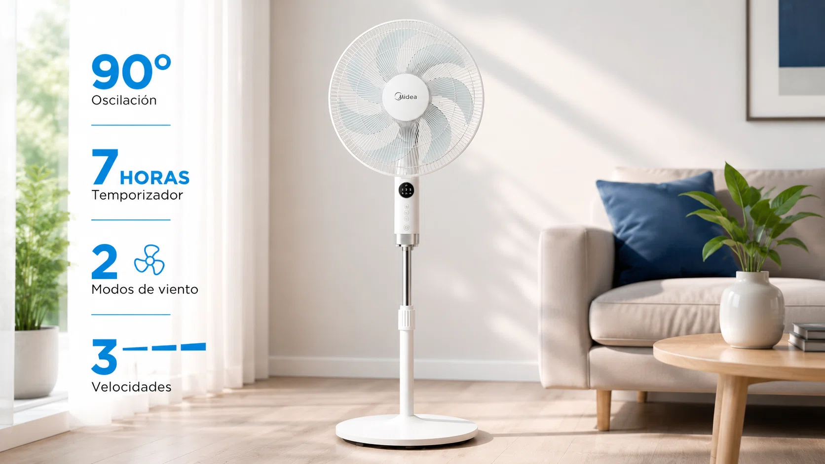 Ventilador de pie Midea