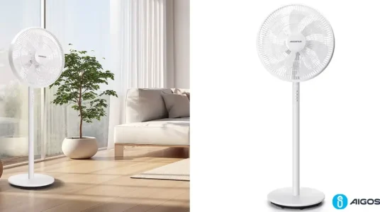 Ventilador de pie y sobremesa Aigostar 2 en 1 de 45W