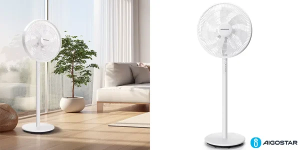 Ventilador de pie y sobremesa Aigostar 2 en 1 de 45W