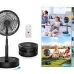 ventilador plegable y portátil con batería recargable barato