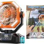 Ventilador recargable Luz LED Multper barato