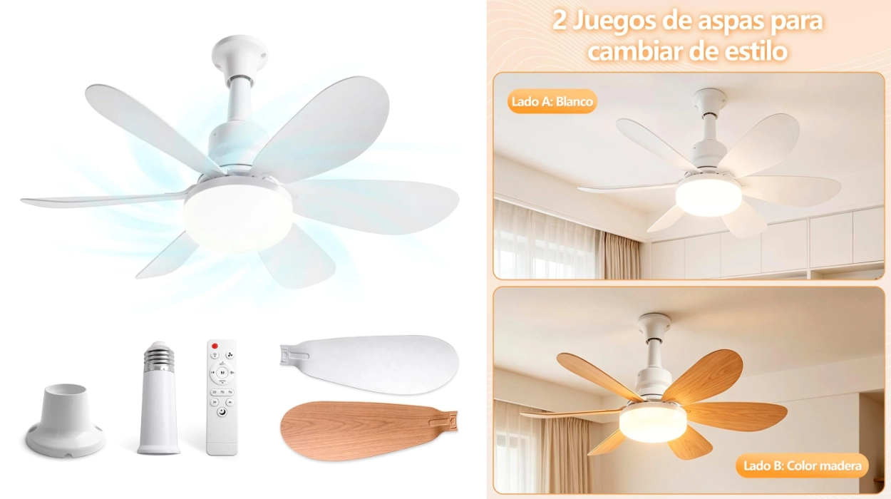 ventilador-techo-52cm-luz-3-velocidades-aspa-intercambiable